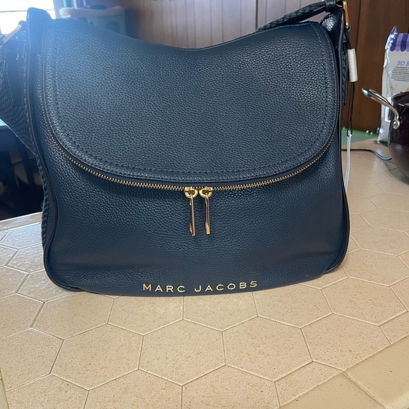 Marc Jacobs Large Groove Hobo Bag in Blue Sea - Picture 1 of 10